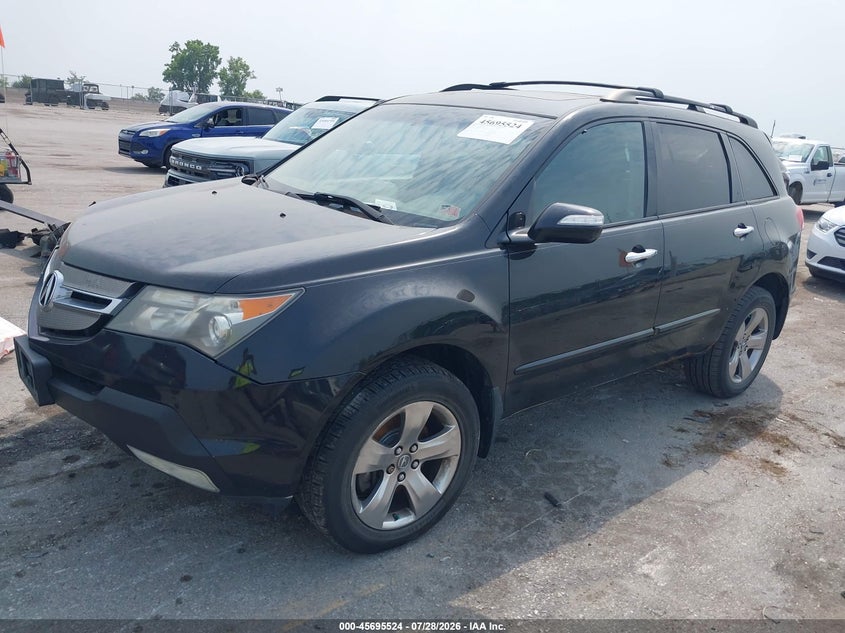 2007 Acura MDX, Normal Wear & Tear, IAAI, VIN 2HNYD28847H545213 — photo 2