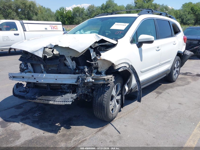 Vin: 4s4wmacd4k3440092, lot: 46194196, subaru ascent premium 20192