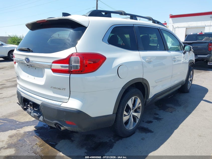 Vin: 4s4wmacd4k3440092, lot: 46194196, subaru ascent premium 20194