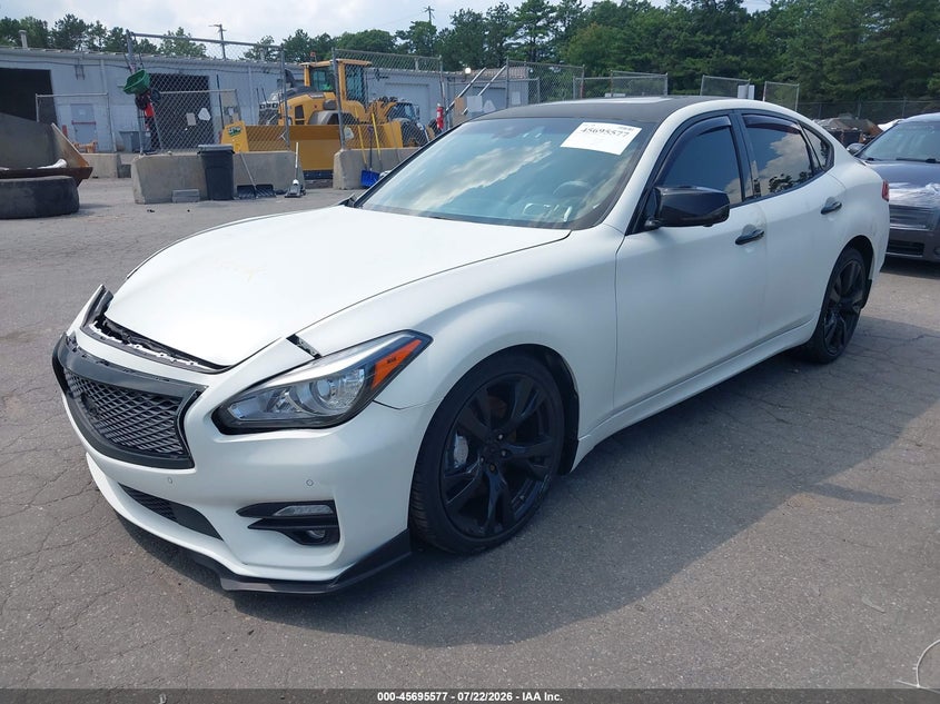 Vin: jn1by1ar9hm770399, lot: 46194205, infiniti q70 3.7x 20172