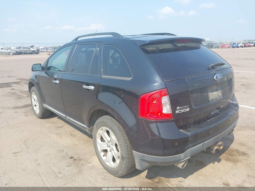 Vin: 2fmdk4jc2bbb50894, lot: 46194222, ford edge sel 20113