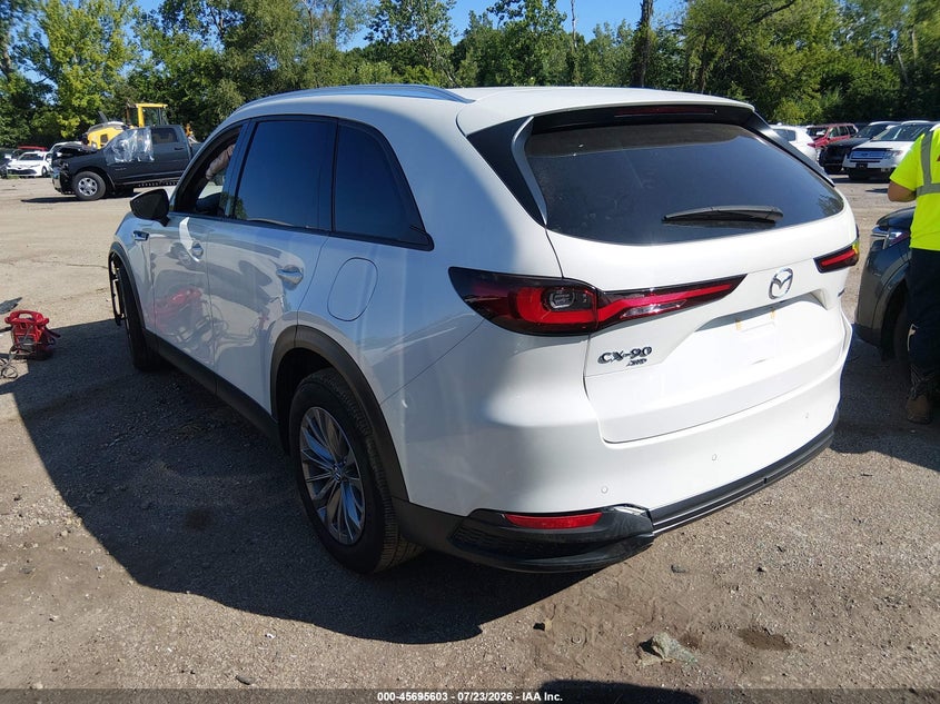Vin: jm3kkbhd8s1212364, lot: 46194231, mazda cx-90 3.3 turbo preferred package 20253