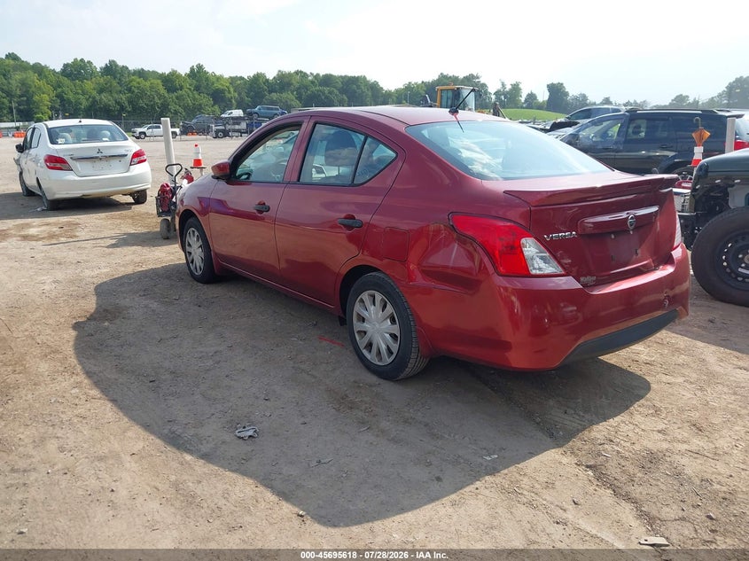 Vin: 3n1cn7apxjl829068, lot: 46194246, nissan versa 1.6 s+ 20183