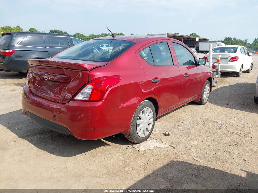 Vin: 3n1cn7apxjl829068, lot: 46194246, nissan versa 1.6 s+ 20184
