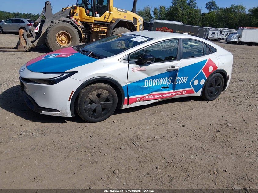 Vin: jtdadabu5p3003368, lot: 46194300, toyota prius le awd-e 20232