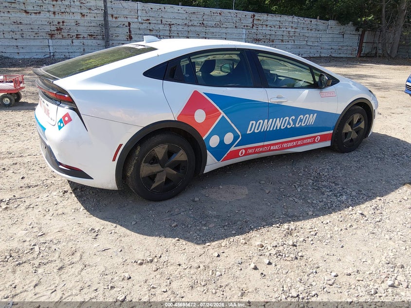 Vin: jtdadabu5p3003368, lot: 46194300, toyota prius le awd-e 20234