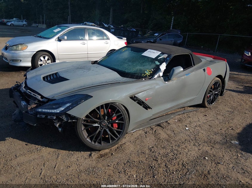 Vin: 1g1yk3d78e5121657, lot: 46194305, chevrolet corvette stingray z51 20142