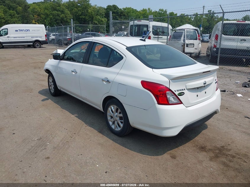 Vin: 3n1cn7ap7jl818917, lot: 46194327, nissan versa 1.6 sv 20183