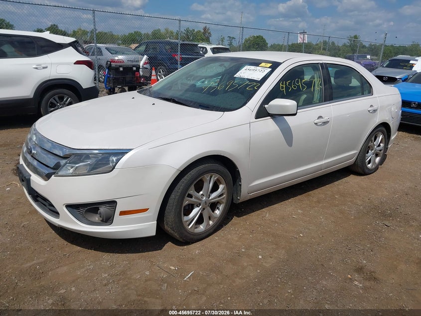 Vin: 3fahp0ha2cr353815, lot: 46194351, ford fusion se 20122