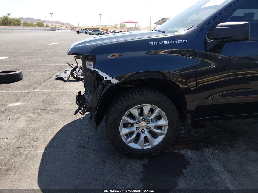 2022 Chevrolet Silverado 1500 2Wd Short Bed Custom VIN: 1GCPABEK1NZ588463 Lot: 45695727