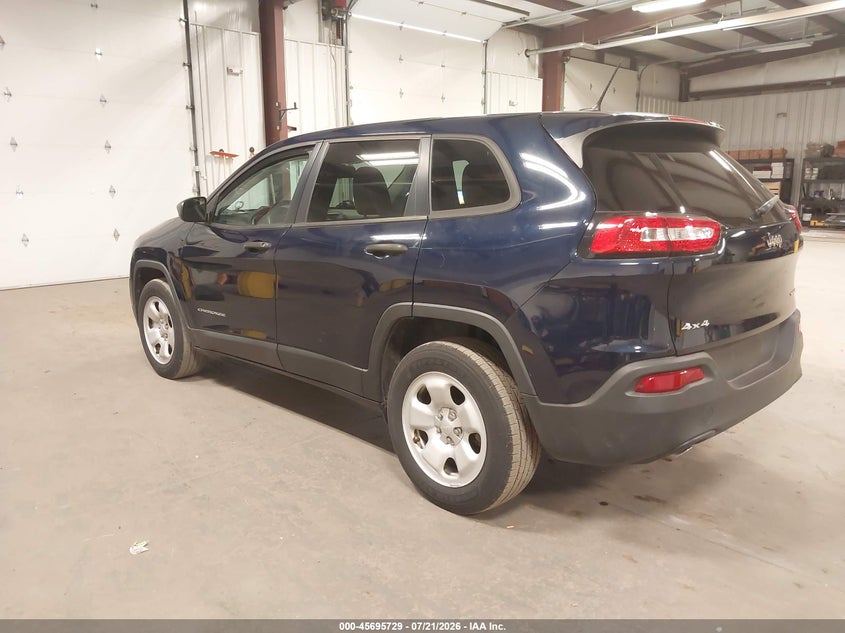 Vin: 1c4pjmab7gw337372, lot: 46194357, jeep cherokee sport 20163