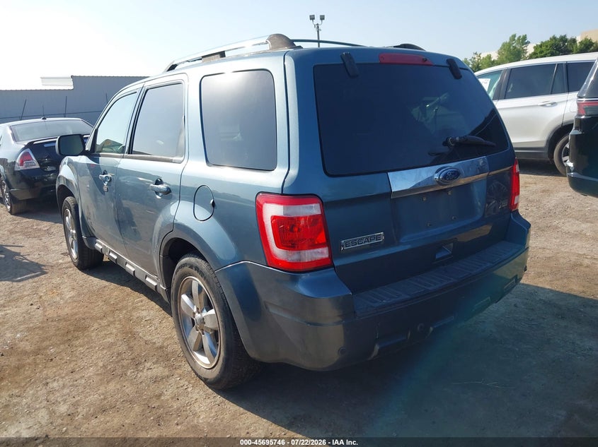 Vin: 1fmcu0eg5bka81202, lot: 46194374, ford escape limited 20113