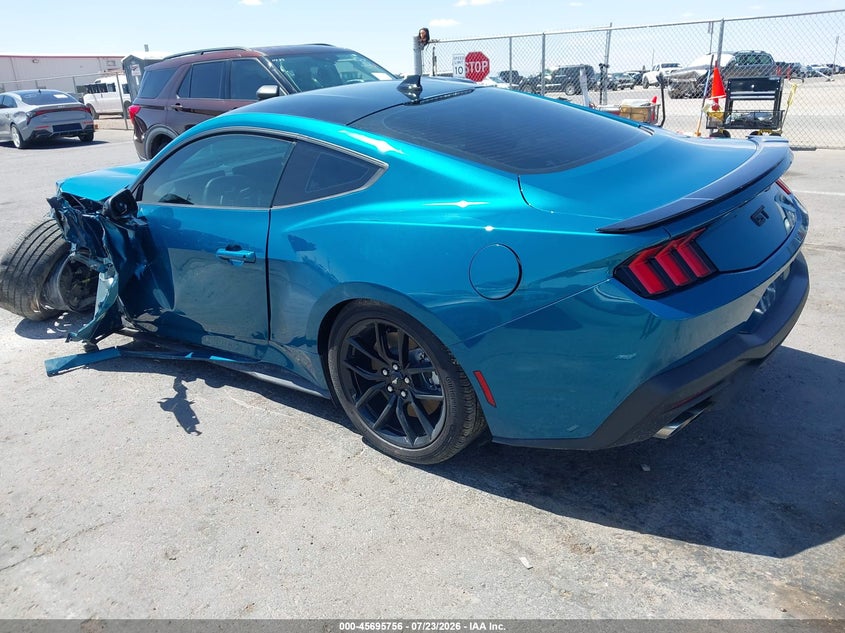 Vin: 1fa6p8cf6t5406804, lot: 46194384, ford mustang gt fastback 20263