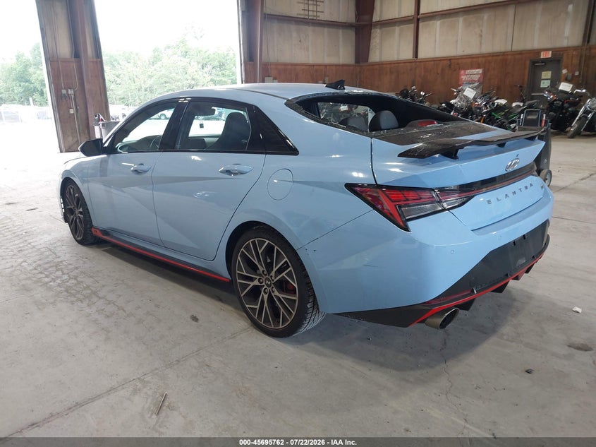 2022 HYUNDAI ELANTRA N auction photo 3