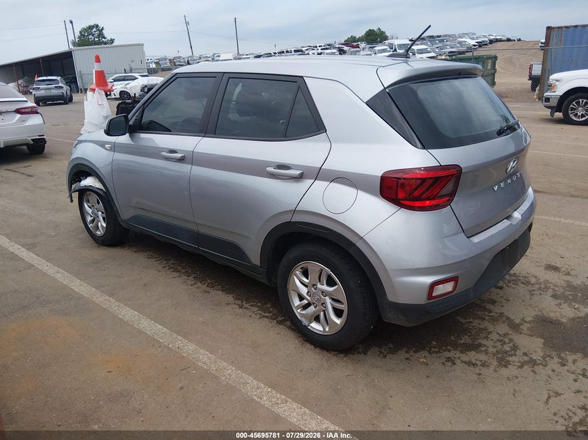 Vin: kmhrb8a35pu220595, lot: 46194409, hyundai venue se 20233