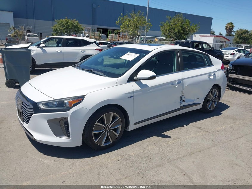 Vin: kmhc05lc1ku138394, lot: 46194414, hyundai ioniq hybrid limited 20192