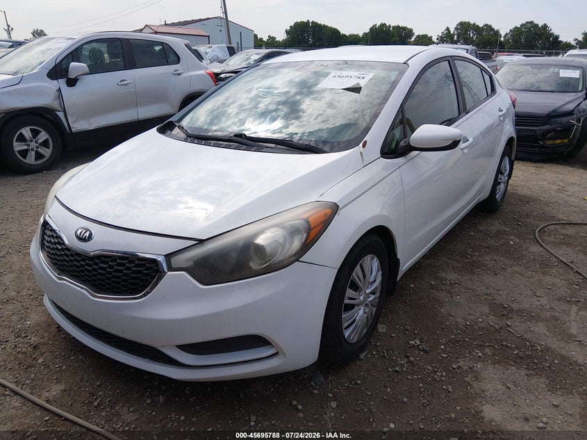 Vin: knafk4a63g5552312, lot: 46194416, kia forte lx 20162
