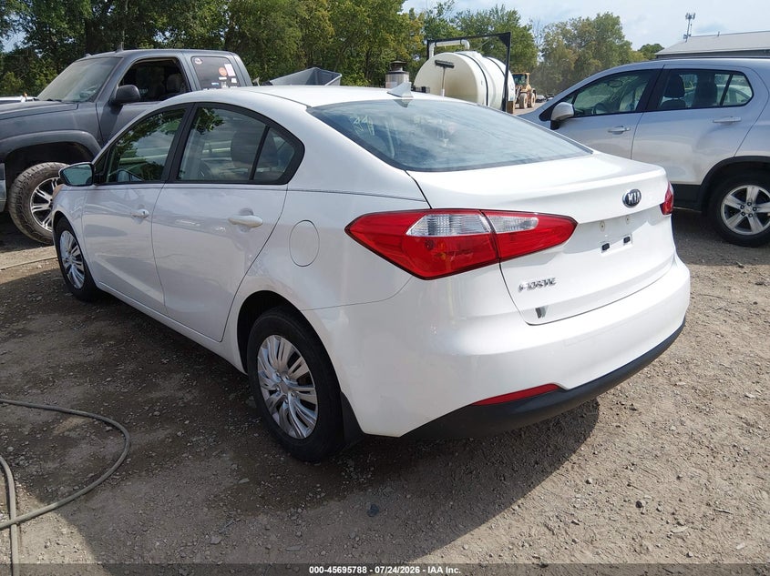 Vin: knafk4a63g5552312, lot: 46194416, kia forte lx 20163