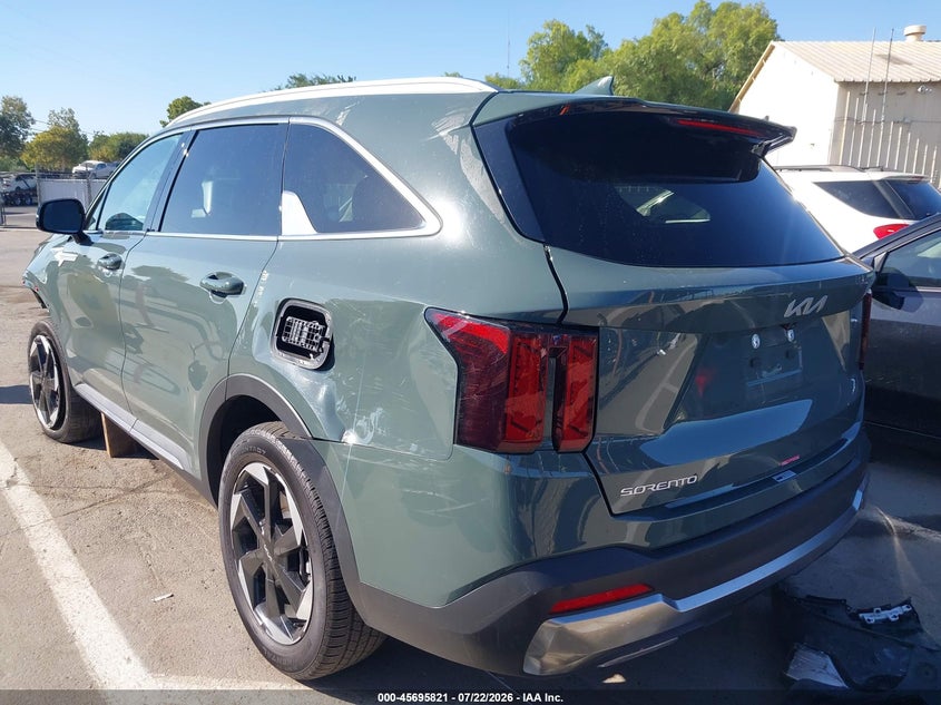 2025 KIA SORENTO SPORT UTILITY VEHICLE 1.6L I-4 DI, DOHC, VVT, TURBO, 177HP
