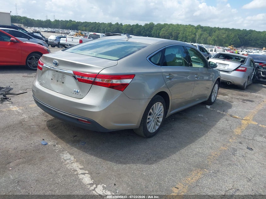 2014 TOYOTA AVALON HYBRID auction photo 4