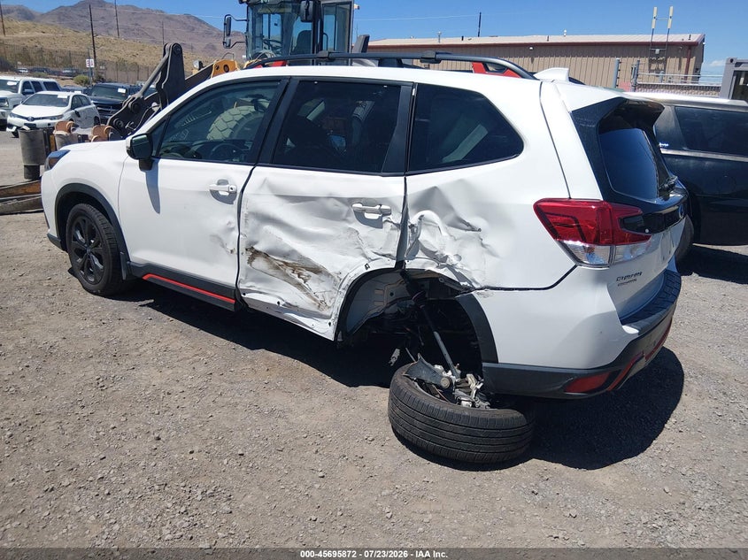 Vin: jf2skajc9nh407620, lot: 46194500, subaru forester sport 20223