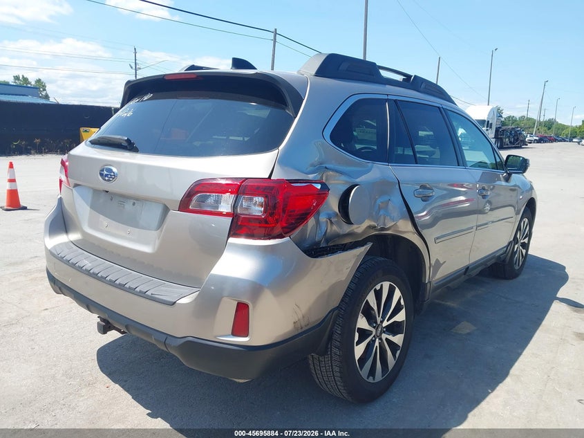 Vin: 4s4bsencxg3334804, lot: 46194512, subaru outback 3.6r limited 20164