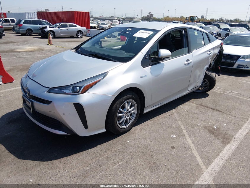 Vin: jtdkarfu3k3092713, lot: 46194514, toyota prius le 20192