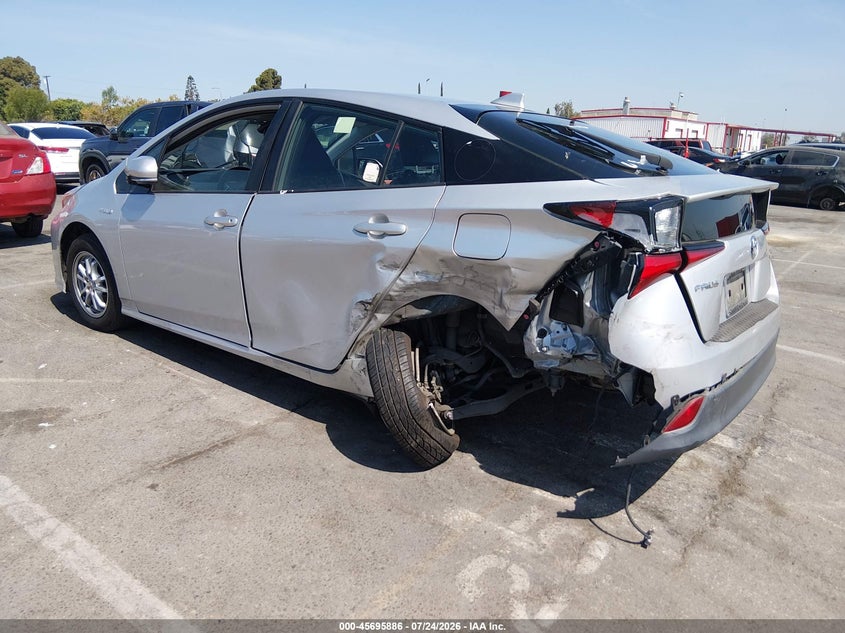 Vin: jtdkarfu3k3092713, lot: 46194514, toyota prius le 20193