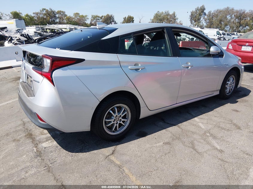 Vin: jtdkarfu3k3092713, lot: 46194514, toyota prius le 20194