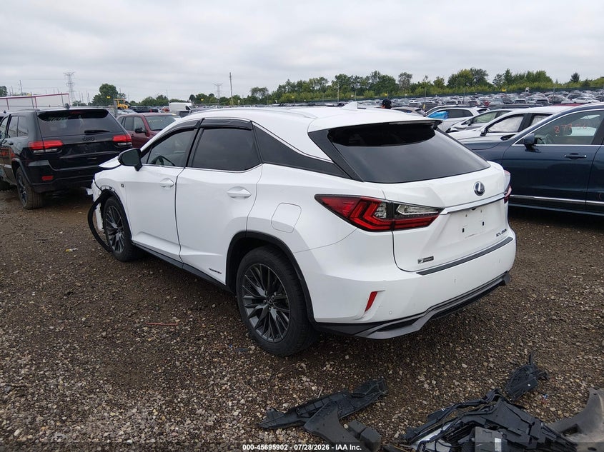 LEXUS RX 450H 2017 VIN 2T2BGMCA1HC012753