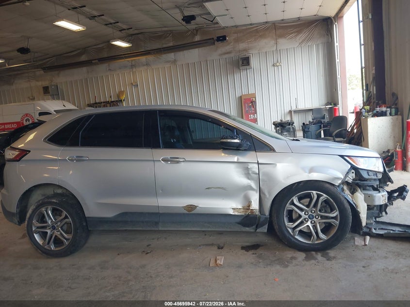 2015 Ford Edge Titanium VIN: 2FMTK4K92FBB56392 Lot: 45695942