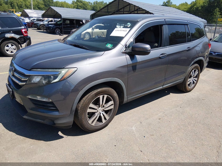 Vin: 5fnyf6h84gb005888, lot: 46194588, honda pilot ex-l 20162