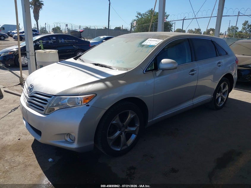 Vin: 4t3zk3bb2au027246, lot: 46194590, toyota venza base v6 20102