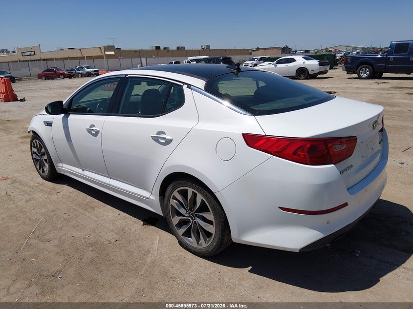 Vin: 5xxgr4a63fg496689, lot: 46194601, kia optima sx turbo 20153