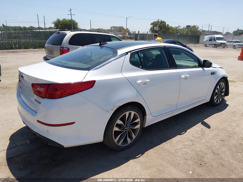Vin: 5xxgr4a63fg496689, lot: 46194601, kia optima sx turbo 20154