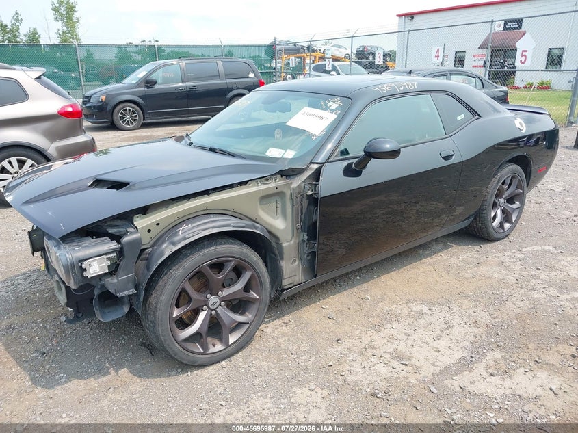 Vin: 2c3cdzag2kh619977, lot: 46194615, dodge challenger sxt 20192