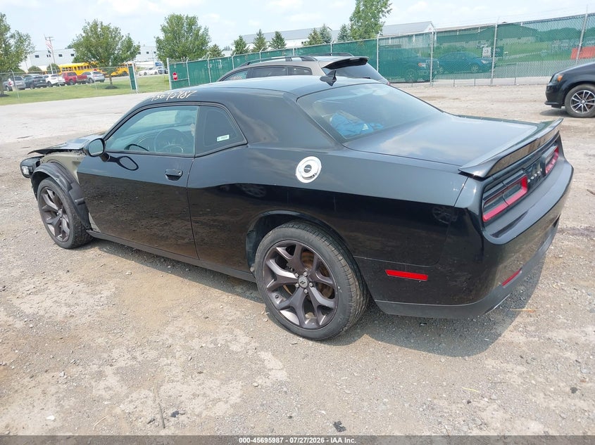 Vin: 2c3cdzag2kh619977, lot: 46194615, dodge challenger sxt 20193