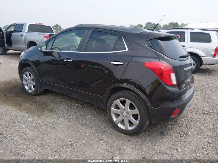Vin: kl4cjhsb0eb729631, lot: 46194621, buick encore premium 20143