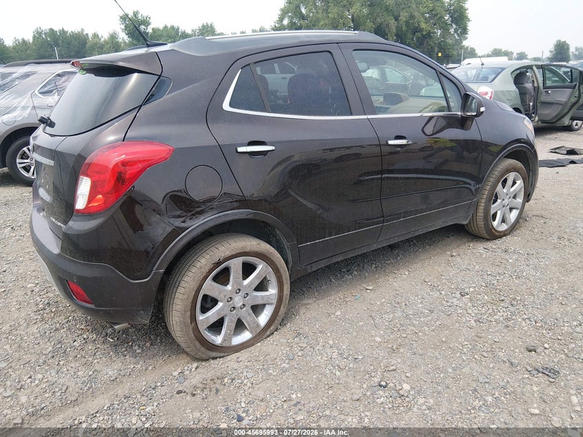 Vin: kl4cjhsb0eb729631, lot: 46194621, buick encore premium 20144