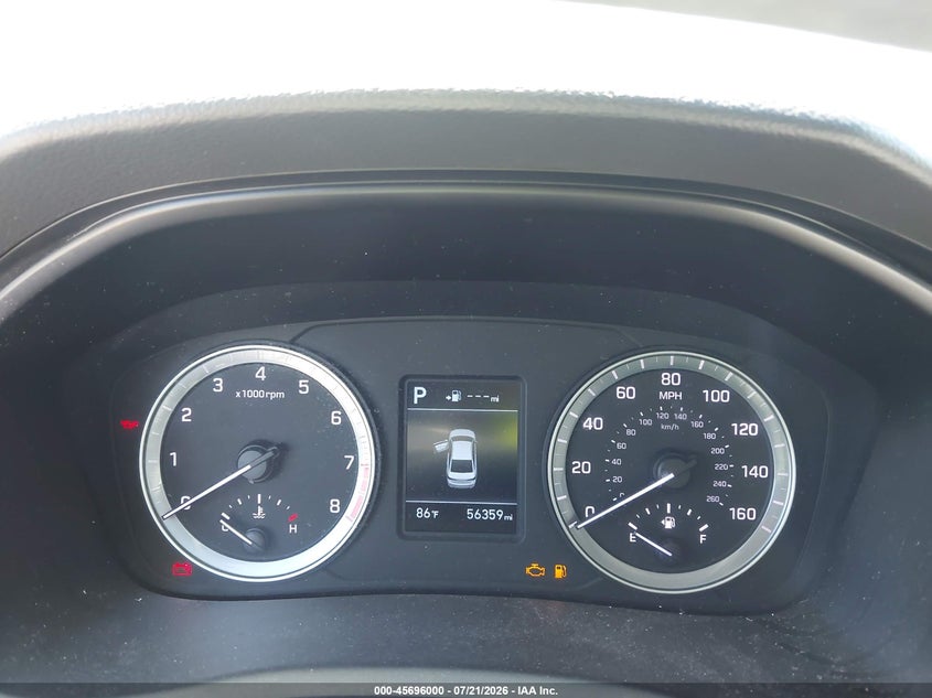 2019 Hyundai Sonata Eco VIN: 5NPE24AA5KH801642 Lot: 45696000