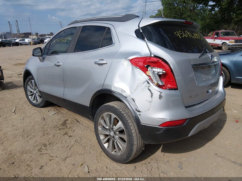 Vin: kl4cjasb0hb102164, lot: 46194633, buick encore preferred 20173