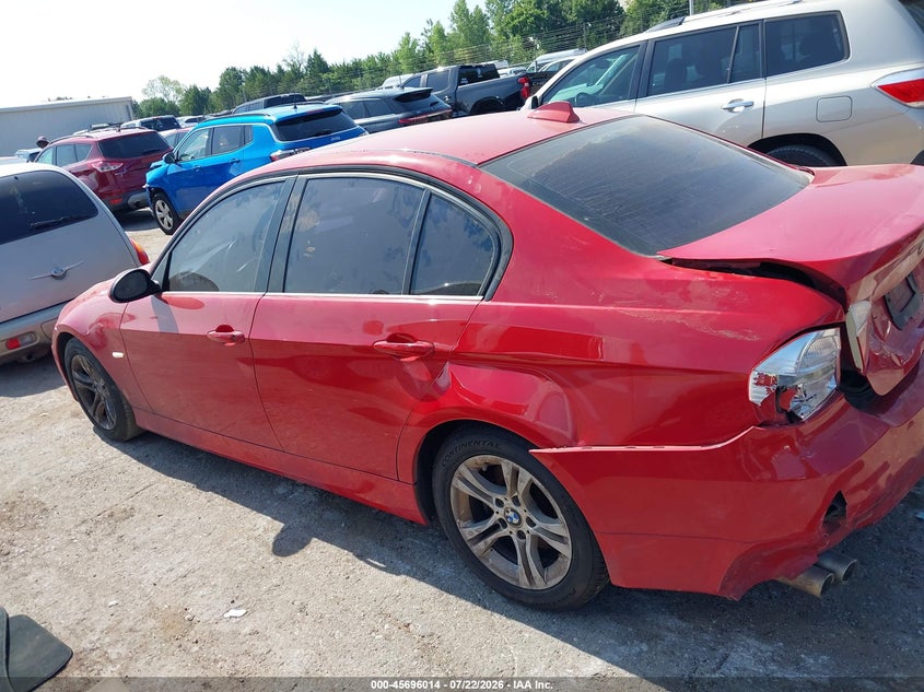 2008 BMW 328I VIN: WBAVC53558FZ89940 Lot: 45696014