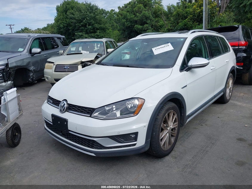 2017 Volkswagen Golf, Звичайний знос, IAAI, VIN 3VWH17AU4HM513722 — фото 2