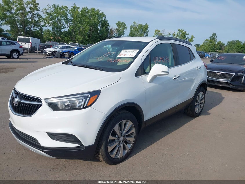 Vin: kl4cjesb1kb948107, lot: 46194679, buick encore awd preferred 20192