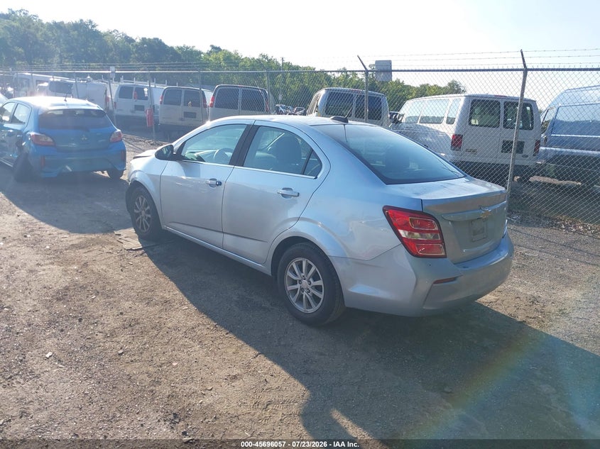 Vin: 1g1jd5sg9h4116455, lot: 46194685, chevrolet sonic lt auto 20173