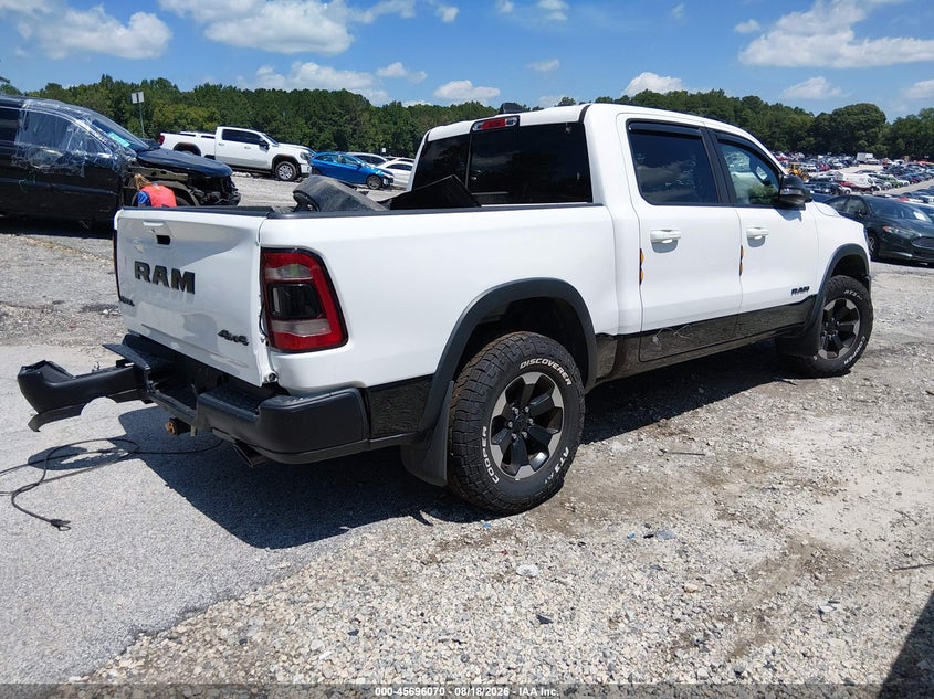 Vin: 1c6srflt7ln421994, lot: 46194698, ram 1500 rebel  4x4 5'7 box 20204
