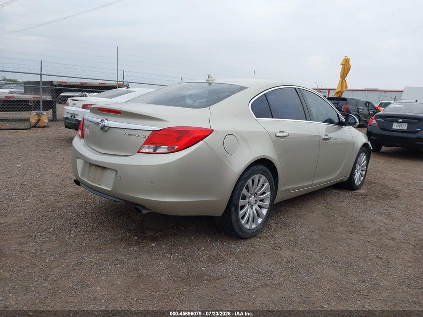 Vin: 2g4gs5ev2d9175237, lot: 46194707, buick regal turbo - premium 1 20134