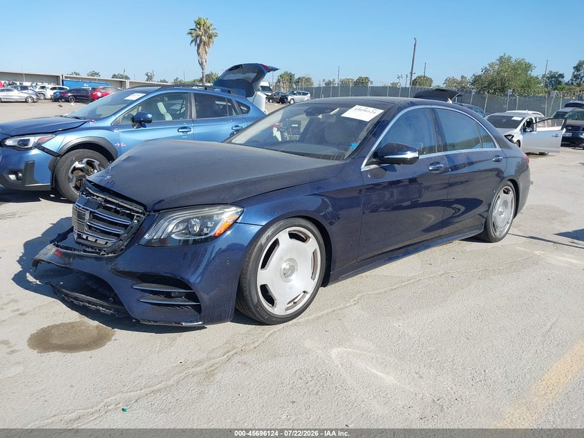 Vin: wddug8db2ka425522, lot: 46194752, mercedes-benz s 560 20192