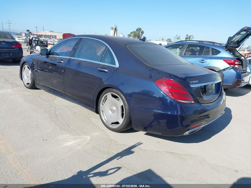 Vin: wddug8db2ka425522, lot: 46194752, mercedes-benz s 560 20193