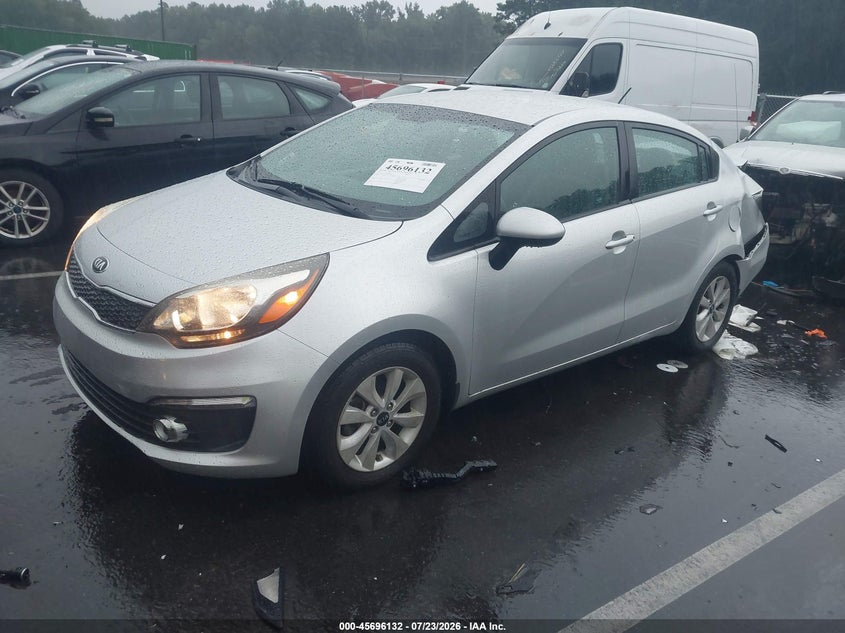 Vin: knadn4a36h6016664, lot: 46194760, kia rio ex 20172